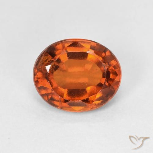2.07ct Natural Naranja medio Granate Hessonita, Ovalada, VS
