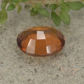 granate hessonita Naranja oscuro medio natural de 2.37 ct, Ovalada, VVS-VS