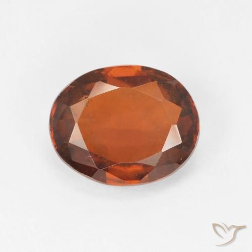 2.90ct Natural Naranja medio Granate Hessonita, Ovalada, VS