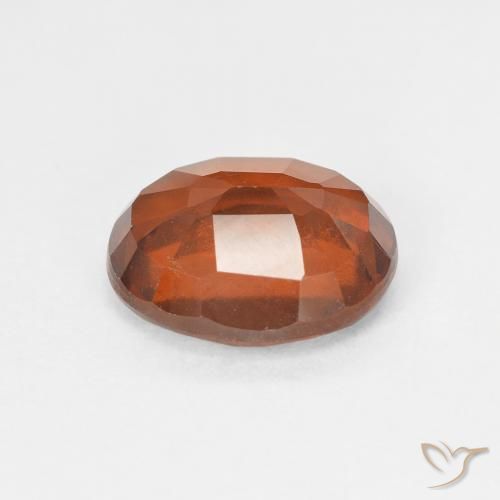 granate hessonita Naranja medio natural de 2.90 ct, Ovalada, VS
