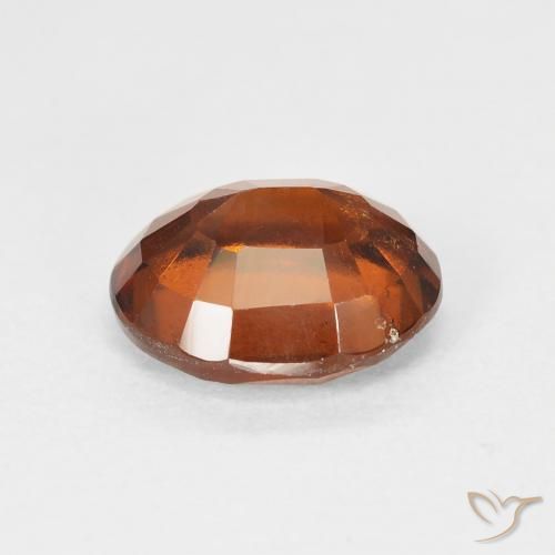 granate hessonita Medium Dark-Orange natural de 2.87 ct, Ovalada, VS