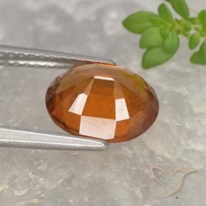 granate hessonita Naranja medio natural de 2.68 ct, Ovalada, VS-SI