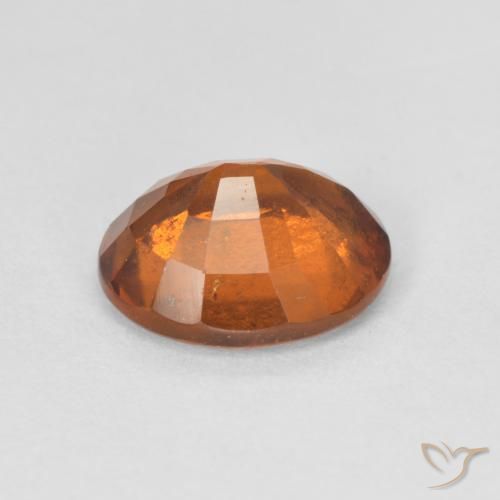 granate hessonita Naranja oscuro natural de 2.49 ct, Ovalada, VS-SI
