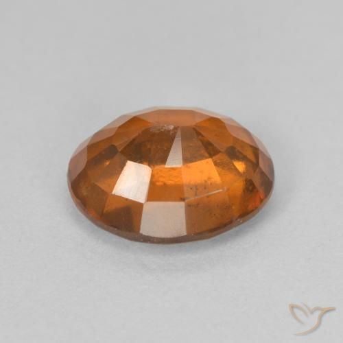 granate hessonita Medium Dark-Orange natural de 2.47 ct, Ovalada, VS-SI