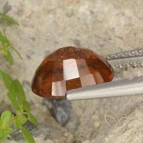 granate hessonita Naranja rojizo natural de 3.05 ct, Ovalada, VS-SI