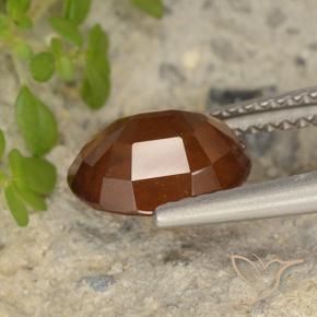 granate hessonita Naranja medio natural de 2.64 ct, Ovalada, VS-SI