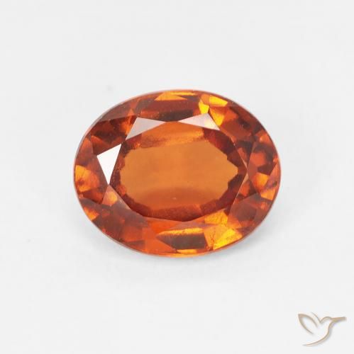 1.94ct Natural Naranja medio Granate Hessonita, Ovalada, VS-SI