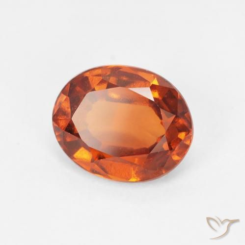 granate hessonita Naranja medio natural de 1.94 ct, Ovalada, VS-SI