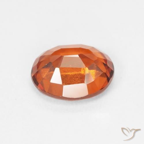 granate hessonita Naranja medio natural de 1.94 ct, Ovalada, VS-SI