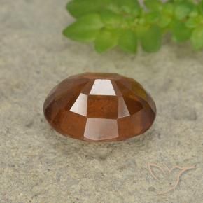 granate hessonita Ámbar naranja natural de 2.25 ct, Ovalada, VS-SI