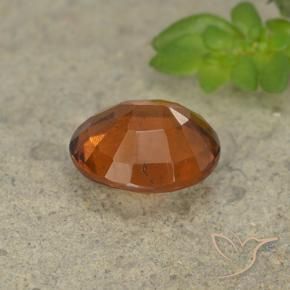 granate hessonita Naranja oscuro natural de 1.93 ct, Ovalada, VS