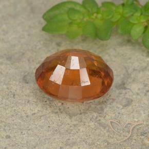 granate hessonita Naranja medio natural de 2.09 ct, Ovalada, VS-SI