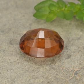 granate hessonita Ámbar naranja natural de 2.18 ct, Ovalada, VS-SI