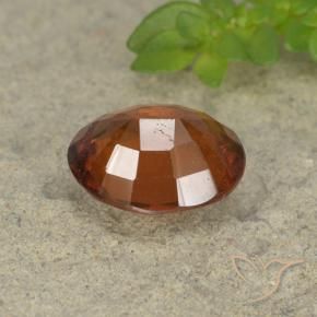 granate hessonita Ámbar naranja natural de 2.27 ct, Ovalada, VS-SI