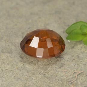granate hessonita Naranja oscuro natural de 2.14 ct, Ovalada, VS-SI