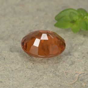 granate hessonita Ámbar naranja natural de 1.81 ct, Ovalada, VS-SI