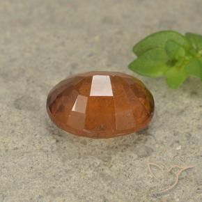 granate hessonita Naranja oscuro natural de 2.15 ct, Ovalada, VS-SI