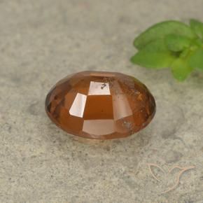 granate hessonita Naranja amarillento natural de 1.84 ct, Ovalada, VS-SI