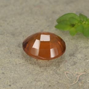 granate hessonita Naranja oscuro natural de 2.07 ct, Ovalada, VS-SI