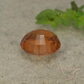 granate hessonita Naranja oscuro natural de 1.94 ct, Ovalada, VS-SI