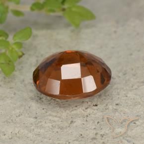granate hessonita Naranja oscuro natural de 2.32 ct, Ovalada, VS-SI
