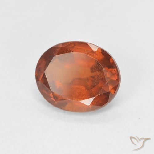 granate hessonita Ámbar naranja natural de 1.90 ct, Ovalada, VS-SI