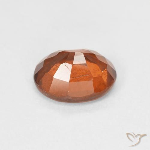 granate hessonita Ámbar naranja natural de 1.90 ct, Ovalada, VS-SI