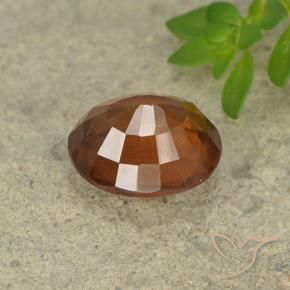 granate hessonita Naranja oscuro medio natural de 2.10 ct, Ovalada, VS-SI