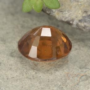 granate hessonita Naranja terroso natural de 1.79 ct, Ovalada, VS-SI
