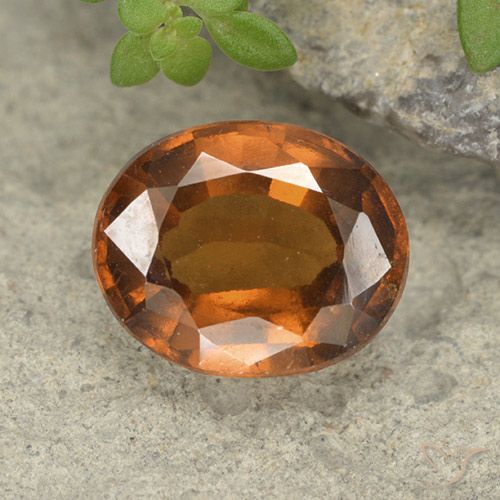 2.48ct Natural Naranja medio Granate Hessonita, Ovalada, VS