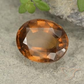 granate hessonita Naranja medio natural de 2.48 ct, Ovalada, VS