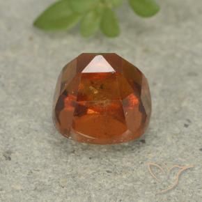 granate hessonita Naranja medio natural de 1.83 ct, Forma Cojín, VS-SI