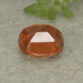granate hessonita Naranja oscuro natural de 1.80 ct, Forma Cojín, VS-SI