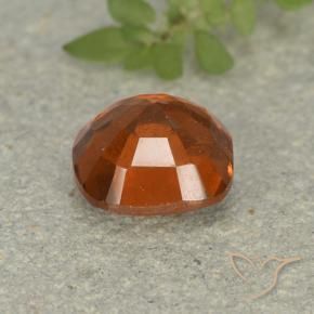 granate hessonita Naranja oscuro natural de 1.91 ct, Forma Cojín, VS