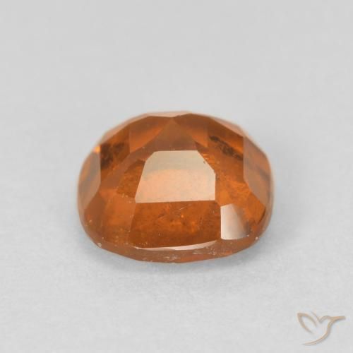 granate hessonita Naranja oscuro natural de 1.83 ct, Forma Cojín, VS-SI