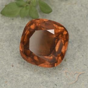 granate hessonita Ámbar naranja natural de 1.86 ct, Forma Cojín, VS