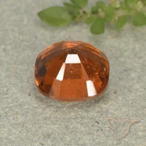 granate hessonita Naranja amarillento natural de 1.88 ct, Forma Cojín, VS-SI