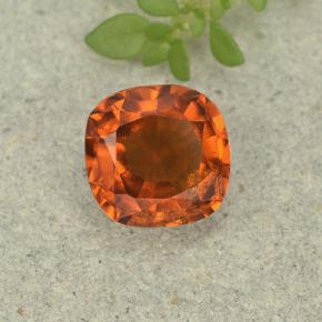 granate hessonita Naranja natural de 1.54 ct, Corte Cojín, VS-SI