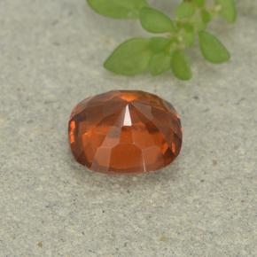 granate hessonita Naranja natural de 1.54 ct, Corte Cojín, VS-SI