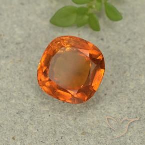granate hessonita Naranja medio natural de 1.80 ct, Forma Cojín, VS