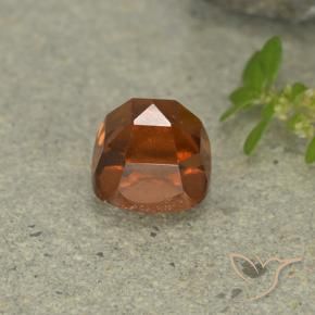 granate hessonita Naranja oscuro natural de 1.90 ct, Forma Cojín, VVS-VS