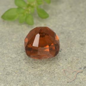 granate hessonita Naranja rojizo natural de 1.83 ct, Forma Cojín, VS