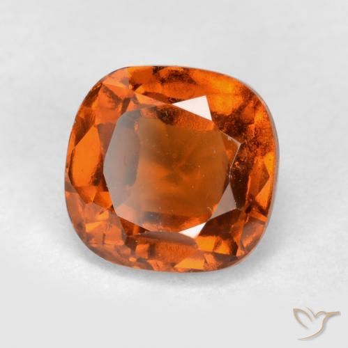 granate hessonita Naranja fuego natural de 1.94 ct, Forma Cojín, VS