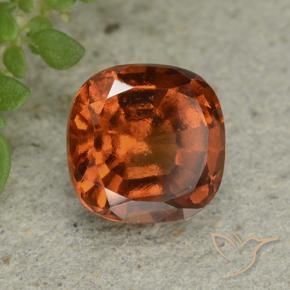 granate hessonita Naranja medio natural de 1.94 ct, Forma Cojín, VS