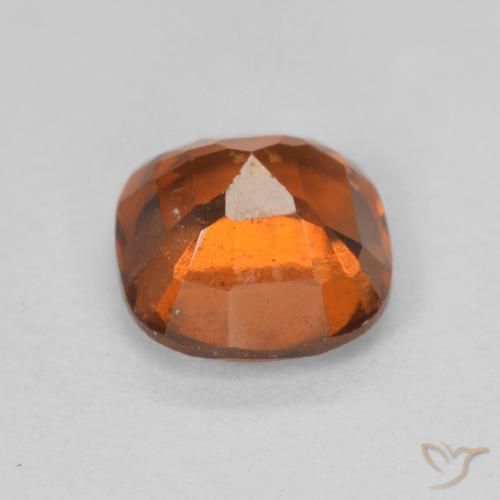 granate hessonita Naranja rojizo natural de 1.93 ct, Forma Cojín, VS