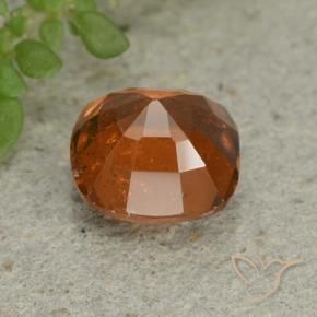 granate hessonita Naranja oscuro medio natural de 1.92 ct, Forma Cojín, VS
