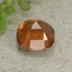 granate hessonita Naranja oscuro natural de 1.88 ct, Forma Cojín, VS-SI