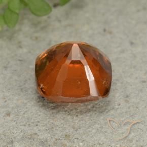 granate hessonita Naranja oscuro natural de 1.78 ct, Forma Cojín, VS-SI