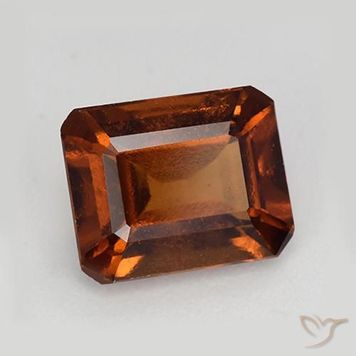 granate hessonita Naranja oscuro natural de 2.33 ct, Corte Octágono / Esmeralda, VS