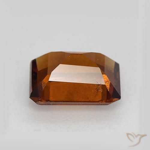 granate hessonita Naranja oscuro natural de 2.33 ct, Corte Octágono / Esmeralda, VS